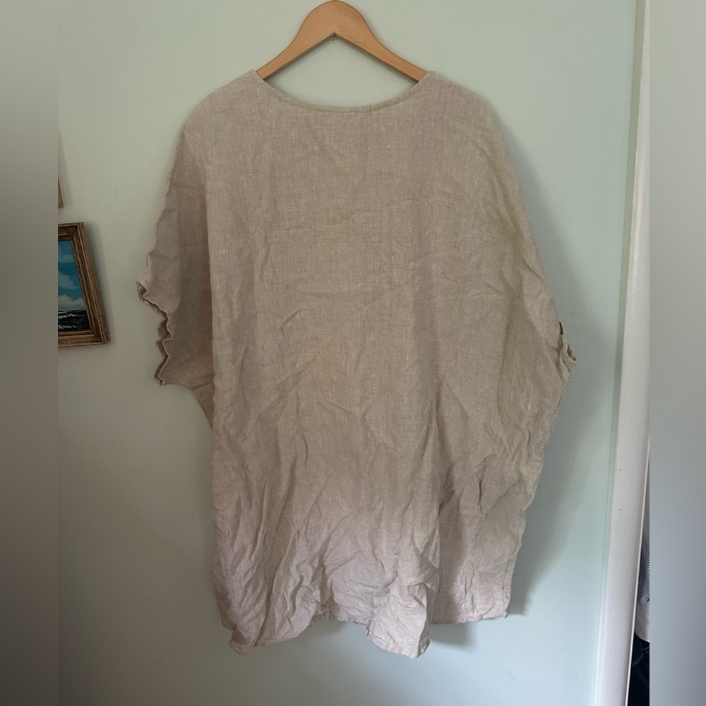 Elizabeth Suzann Harper Tunic mid weight linen - Picture 7 of 13
